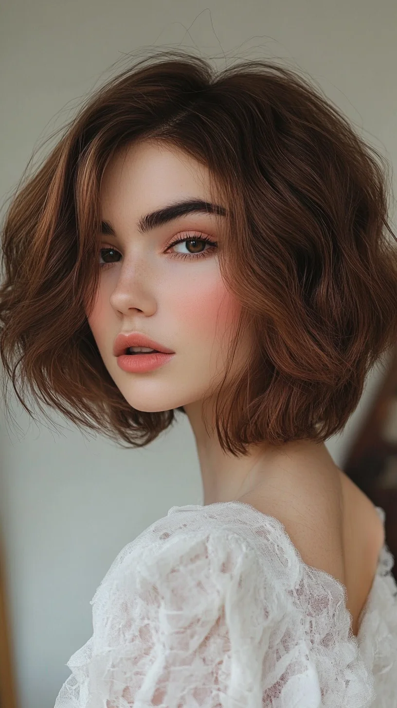 Effortlessly Chic: The Modern Textured Bob for Every Occasion