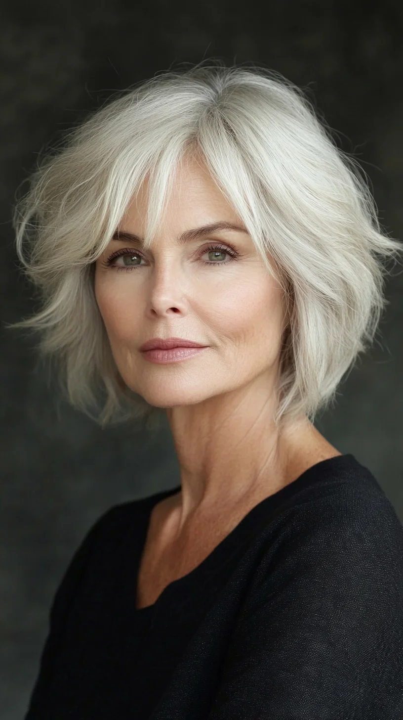 Effortlessly Chic: The Modern Textured Bob for Timeless Elegance