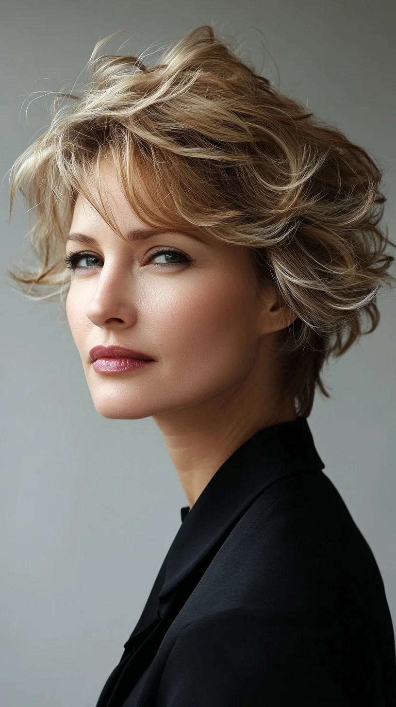 Effortlessly Chic: The Modern Textured Bob with Face-Framing Layers