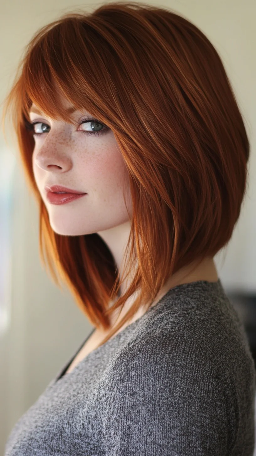 Effortlessly Chic: The Modern Textured Bob with Face-Framing Layers