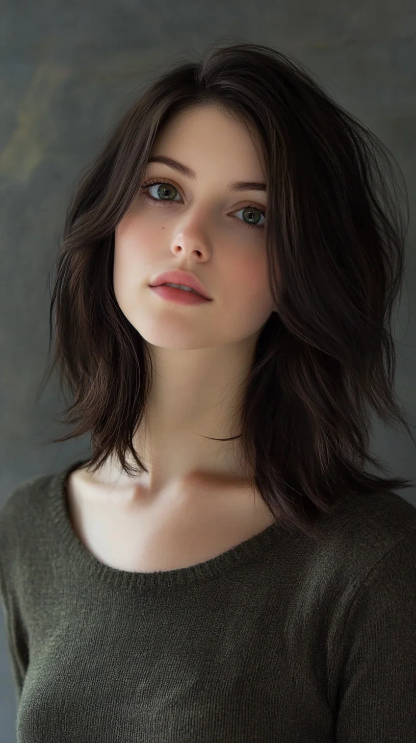 Effortlessly Chic: The Modern Textured Lob for a Fresh, Lively Look