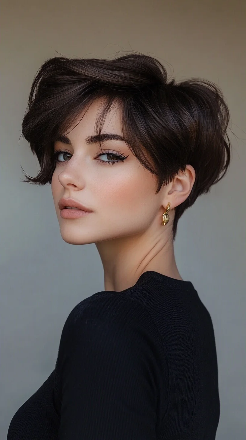 Effortlessly Chic: The Modern Textured Pixie Cut