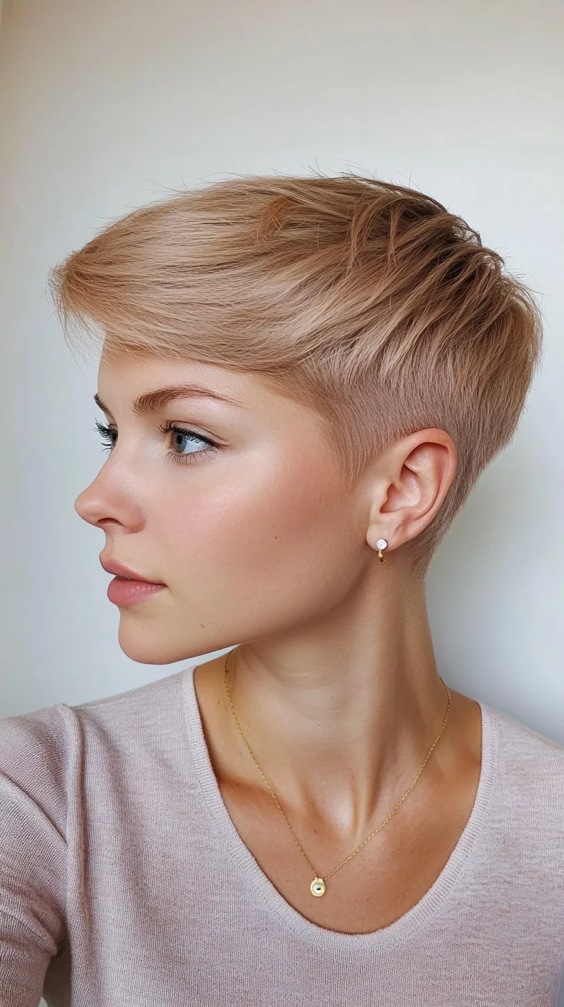 Effortlessly Chic: The Modern Textured Pixie Cut