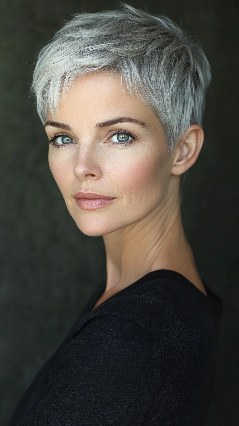 Effortlessly Chic: The Modern Textured Pixie Cut for a Bold Look