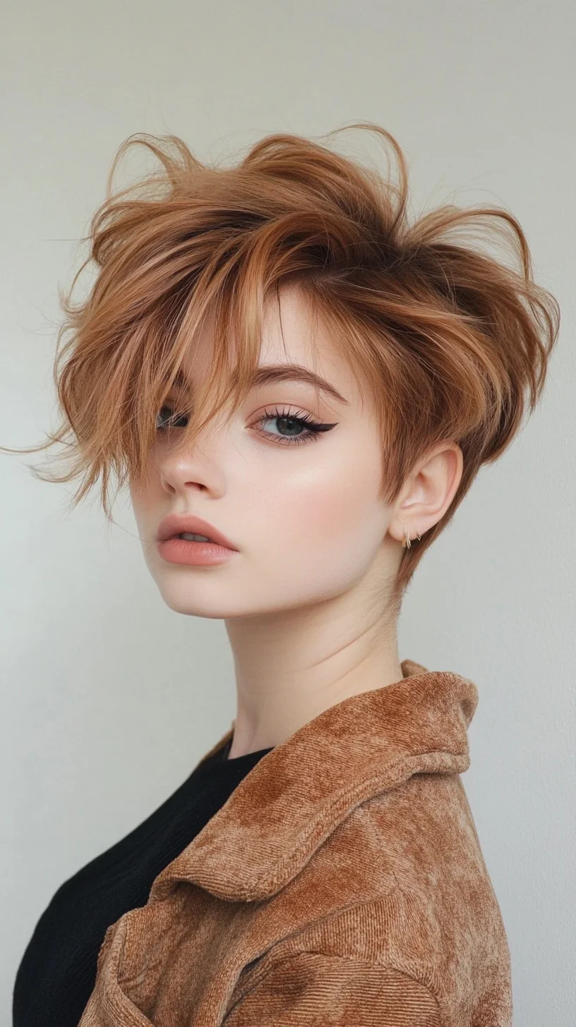 Effortlessly Chic: The Modern Textured Pixie Cut for a Bold Statement