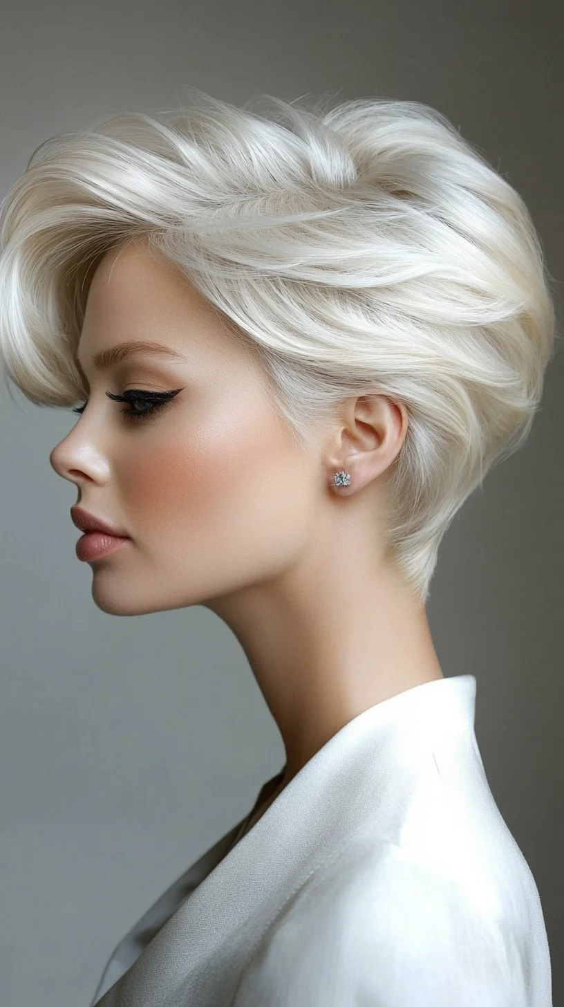 Effortlessly Chic: The Modern, Textured Pixie Cut for a Timeless Look