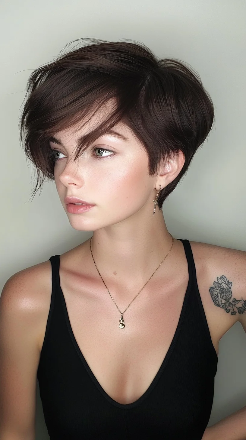 Effortlessly Chic: The Modern Textured Pixie Cut