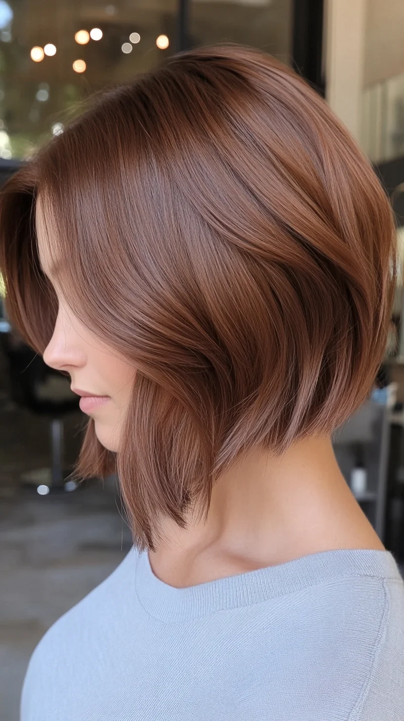 Effortlessly Chic: The Modern Wavy Bob for a Flawless Look