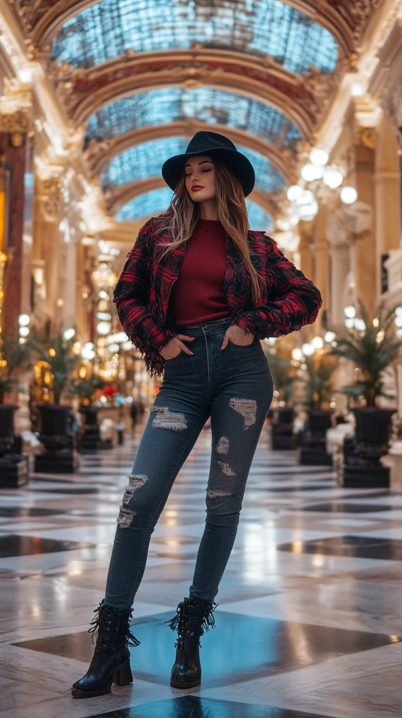 Effortlessly Chic: The Perfect Blend of Edgy and Classic Style