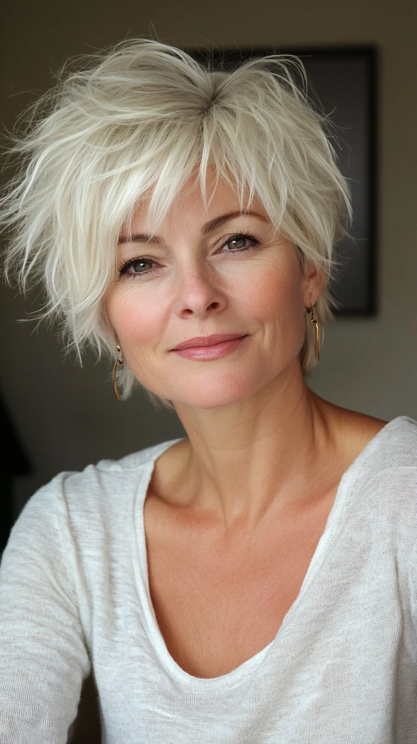 Effortlessly Chic: The Perfect Tousled Pixie for a Modern Look