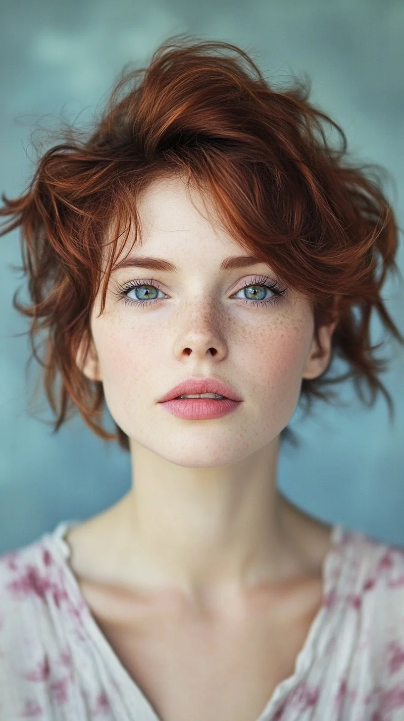 Effortlessly Chic: The Playful Textured Bob for a Lively Look
