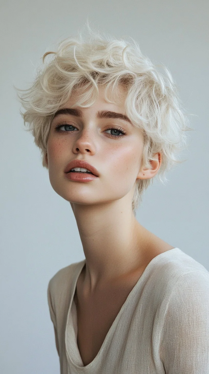 Effortlessly Chic: The Playful Textured Pixie Cut for Fresh Flair