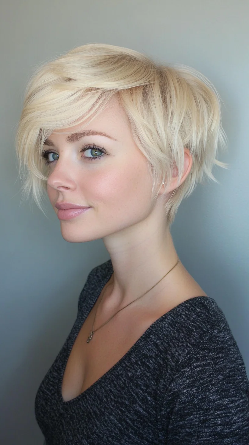 Effortlessly Chic: The Soft Textured Pixie Cut for a Modern Look
