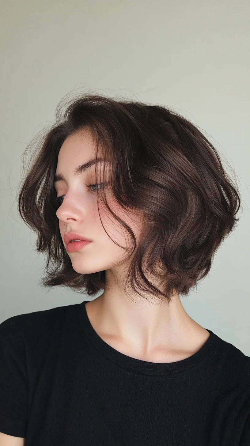Effortlessly Chic: The Textured Bob for Modern Elegance