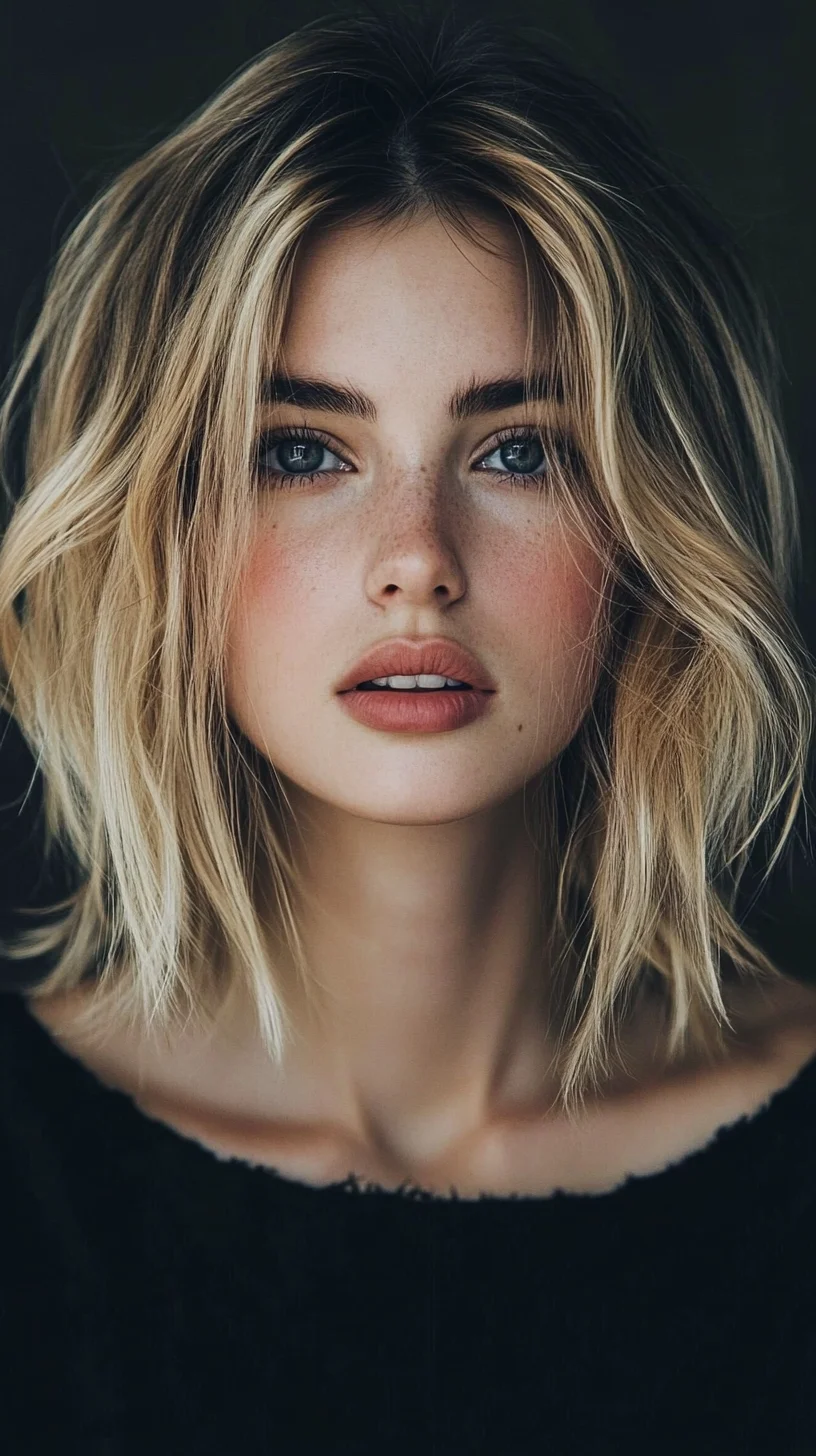 Effortlessly Chic: The Textured Bob with Beachy Waves