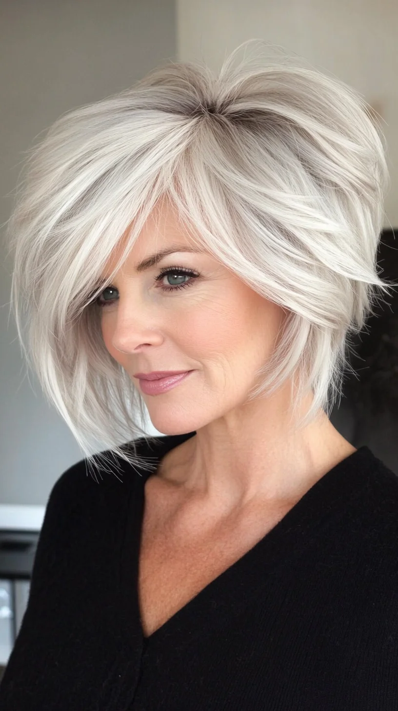 Effortlessly Chic: The Textured Bob with Stunning Volume