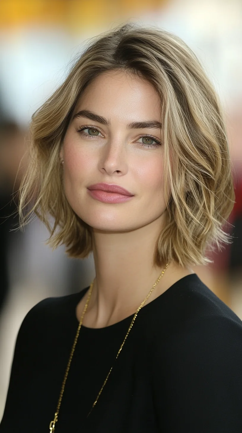 Effortlessly Chic: The Textured Lob for Every Occasion