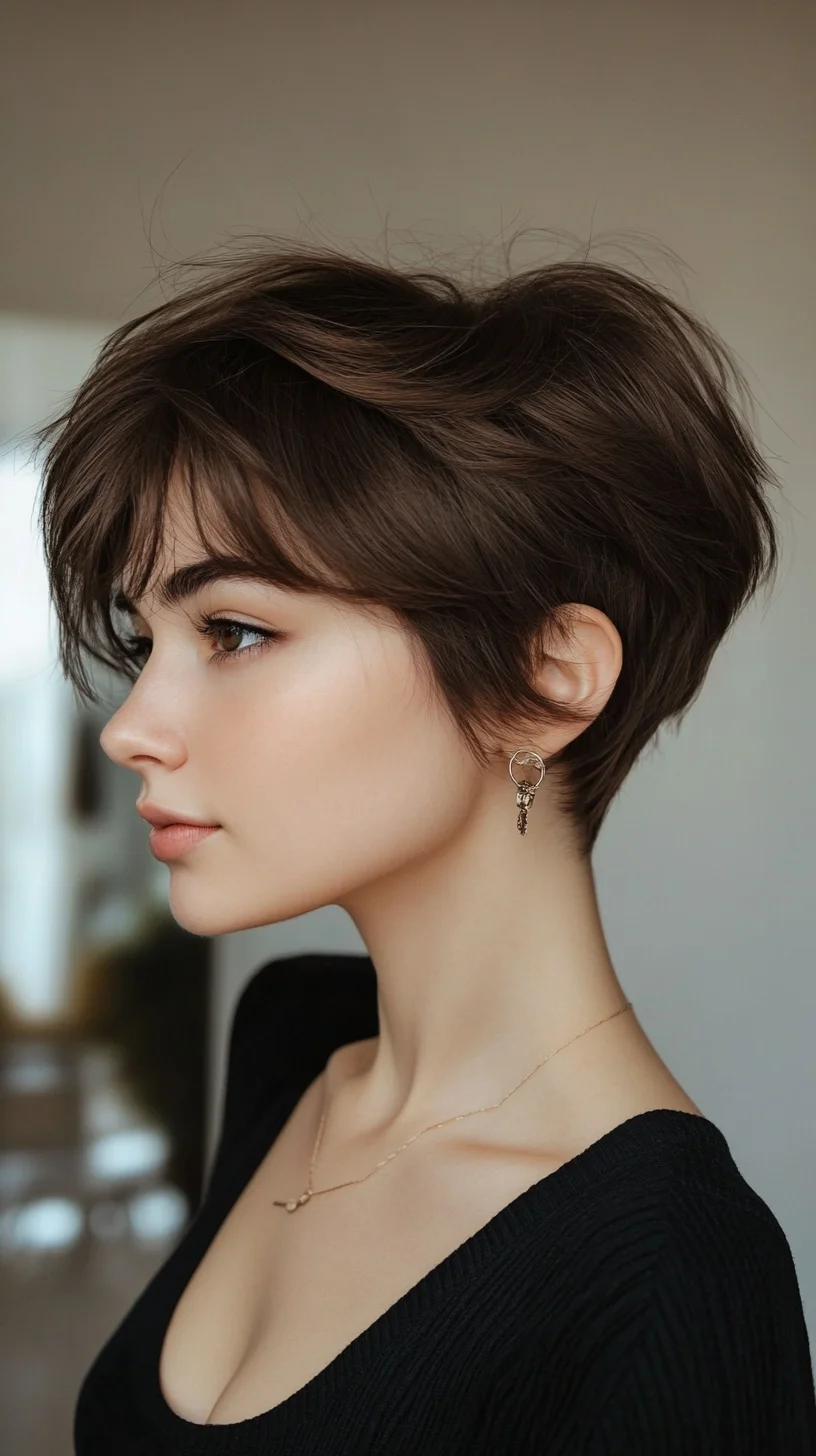 Effortlessly Chic: The Textured Pixie Cut for a Modern Look