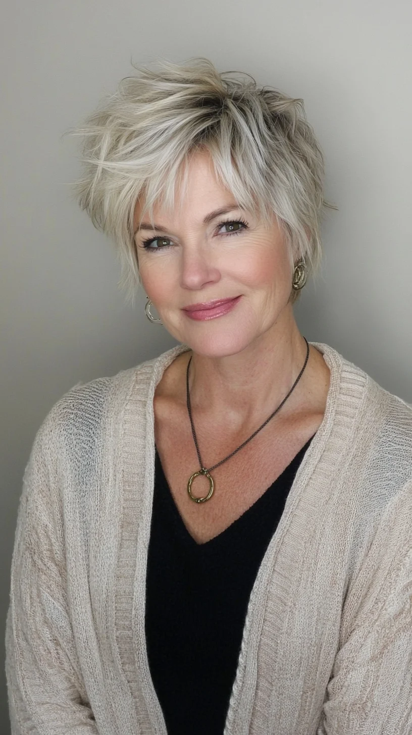 Effortlessly Chic: The Textured Pixie Cut for Modern Elegance