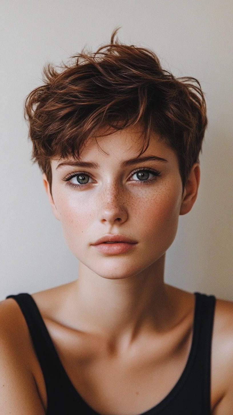 Effortlessly Chic: The Textured Pixie Cut for Modern Elegance