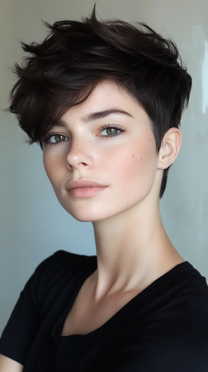 Effortlessly Chic: The Textured Pixie Cut for Modern Style