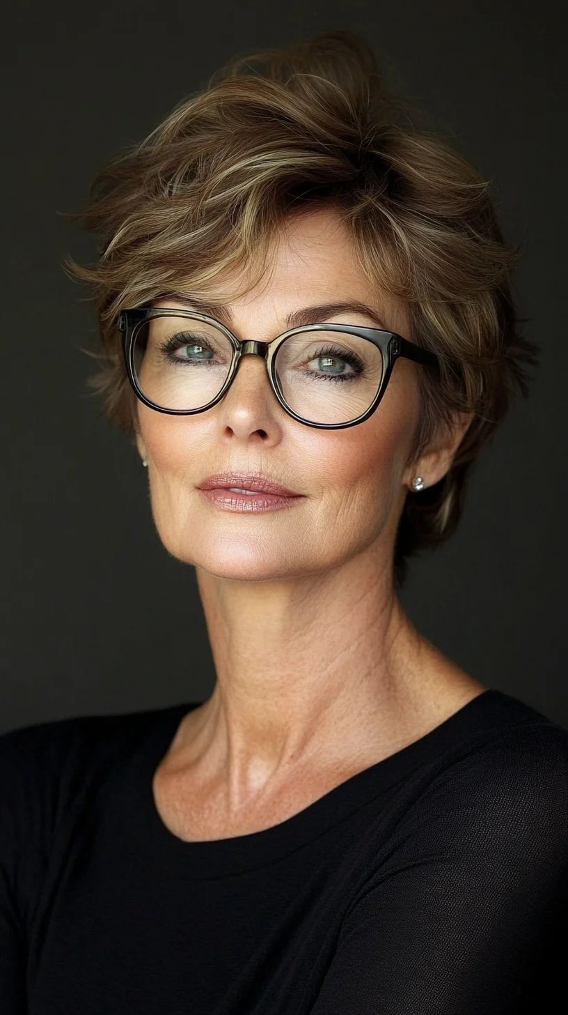 Effortlessly Chic: The Textured Pixie for Modern Elegance