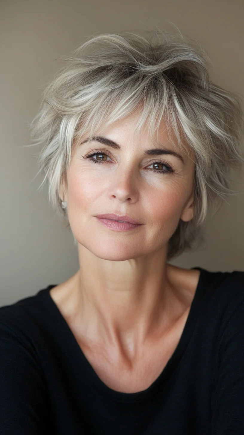 Effortlessly Chic: The Textured Tousled Bob for a Modern Look