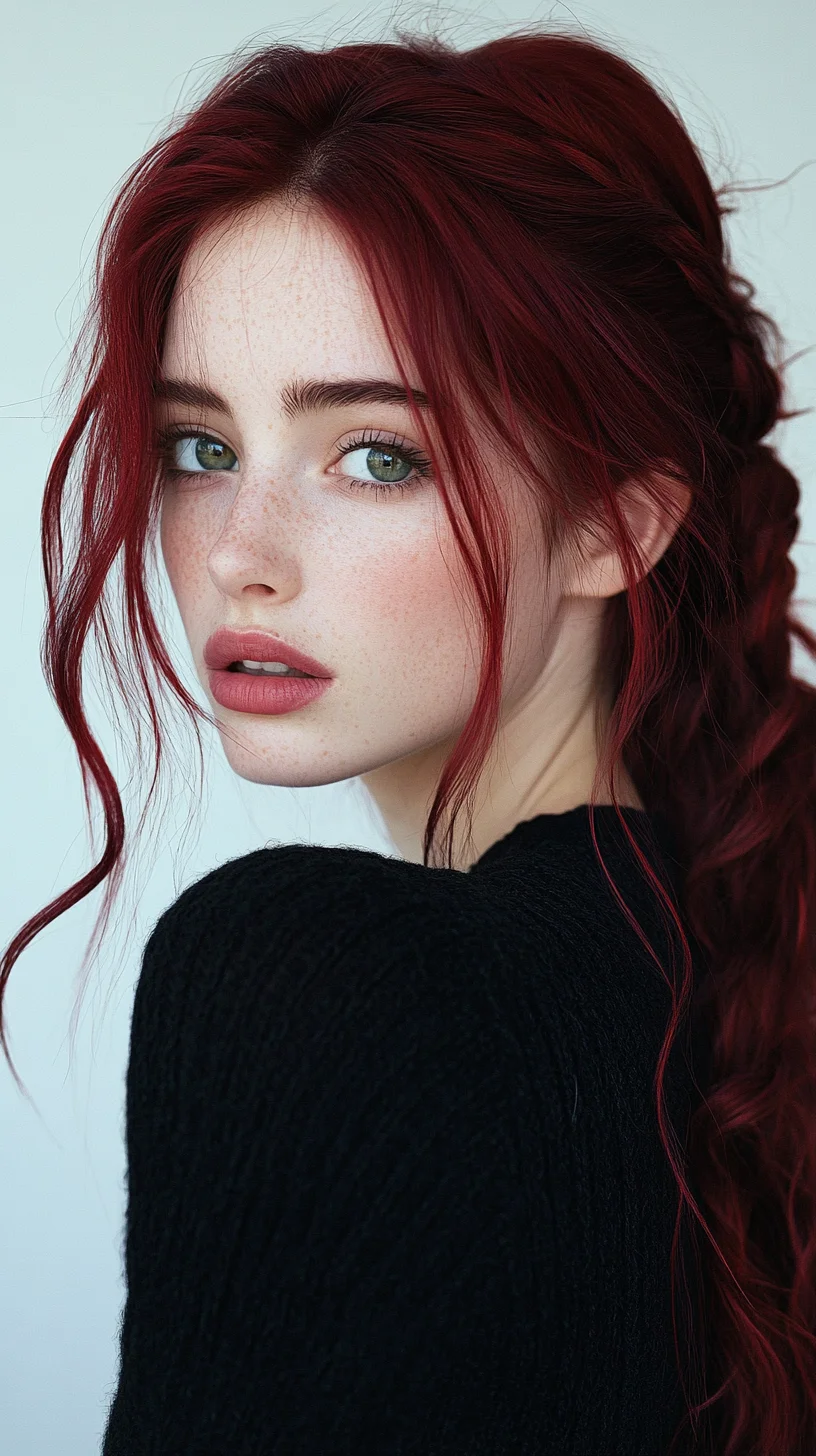 Effortlessly Chic: The Tousled Half-Up Braid for Effortless Elegance