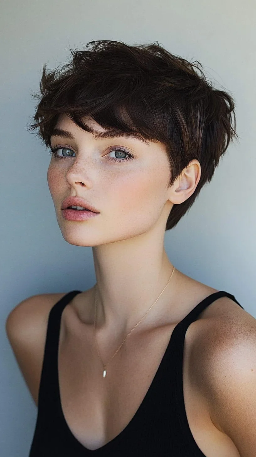 Effortlessly Chic: The Tousled Pixie Cut for a Modern Look