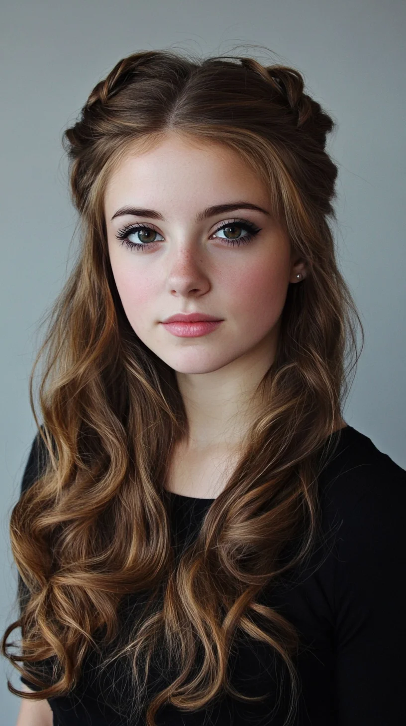 Effortlessly Chic: The Twisted Half-Up, Half-Down Hairstyle for Any Occasion