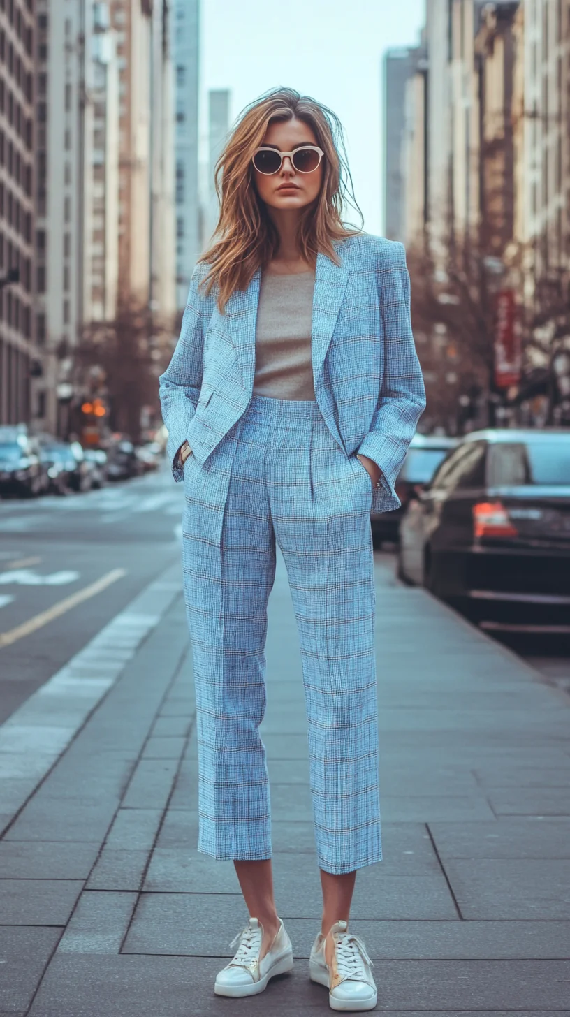 Effortlessly Chic: The Versatile Checked Suit for Modern Sophistication