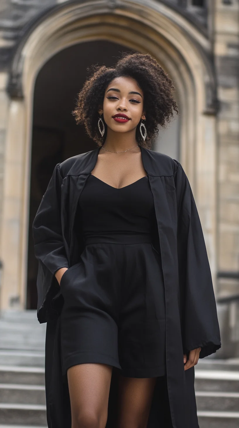 Effortlessly Chic: The Versatility of the Black Playsuit with Statement Outerwear