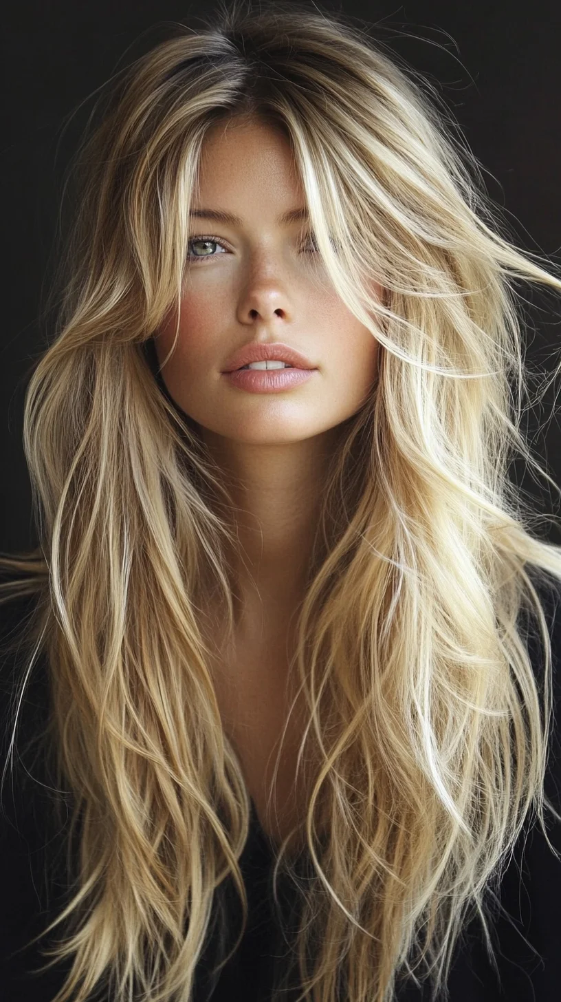 Effortlessly Chic: The Voluminous Layered Beachy Waves