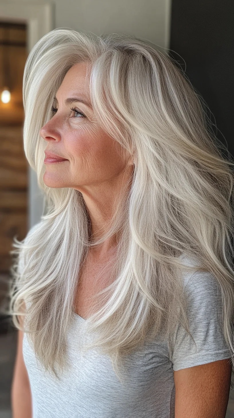 Effortlessly Chic: The Voluminous Layered Hairstyle for Timeless Elegance