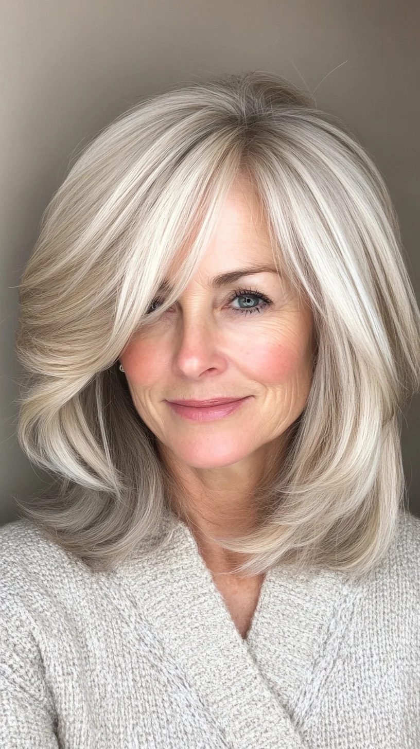 Effortlessly Chic: The Voluminous Long Bob with Soft Layers