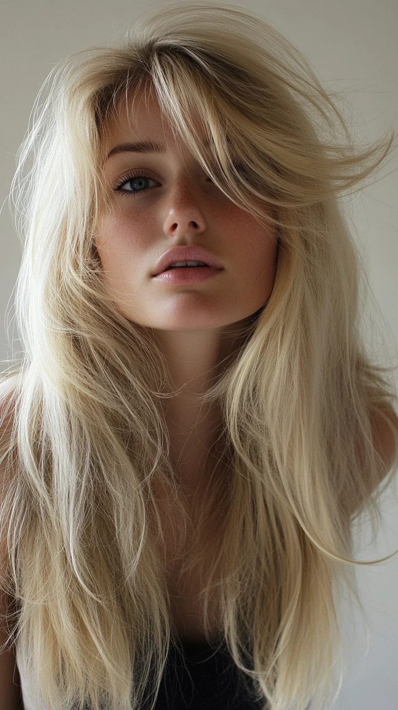 Effortlessly Chic: The Voluminous Long Layered Hairstyle