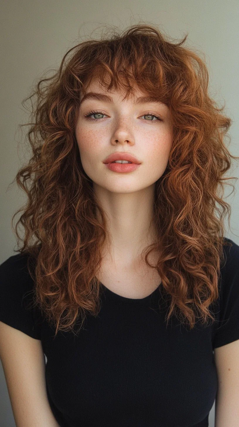 Effortlessly Chic: Volume and Texture in Lush Curly Locks
