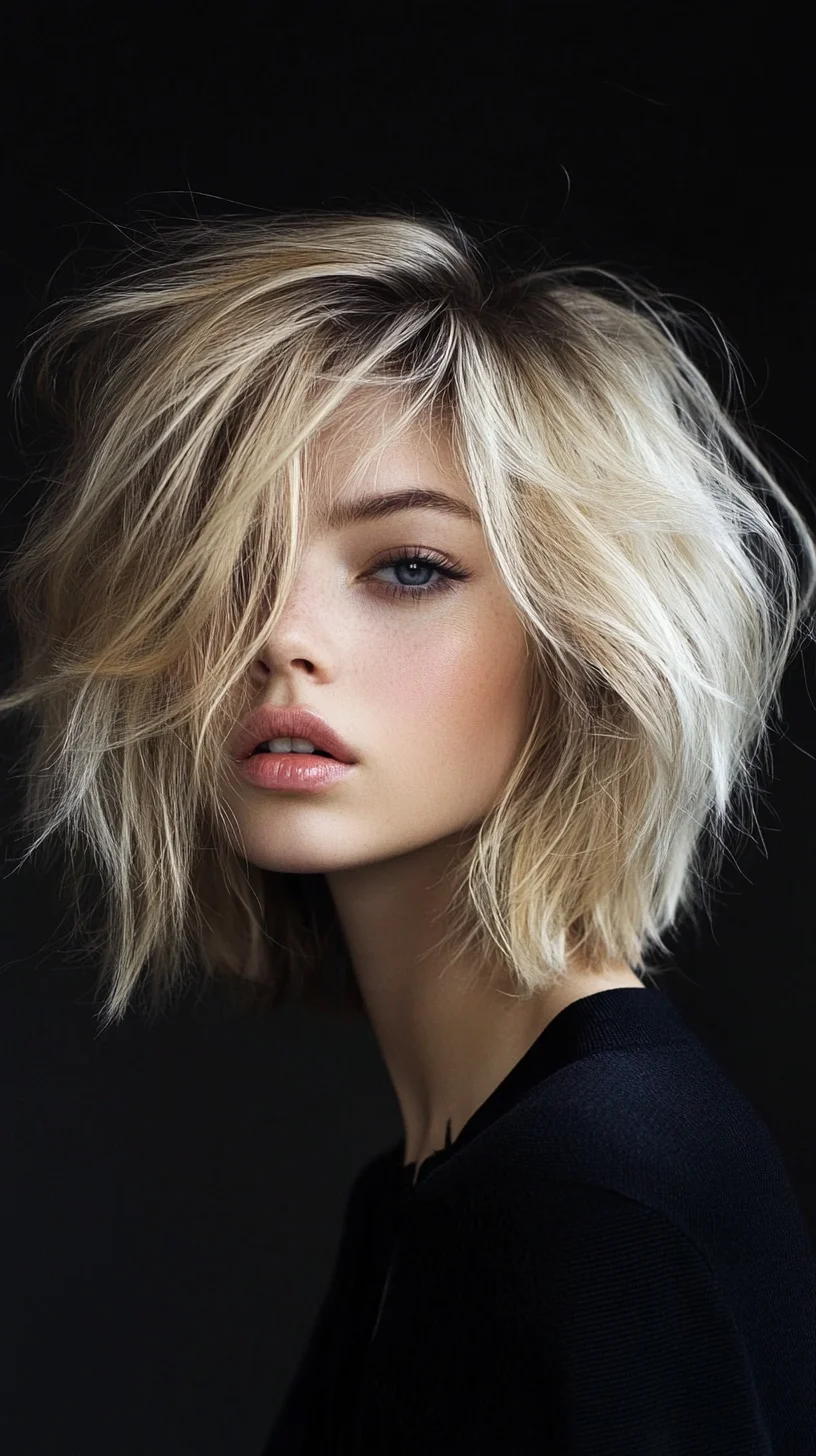 Effortlessly Cool Bedhead: The Perfect Tousled Bob for Any Occasion