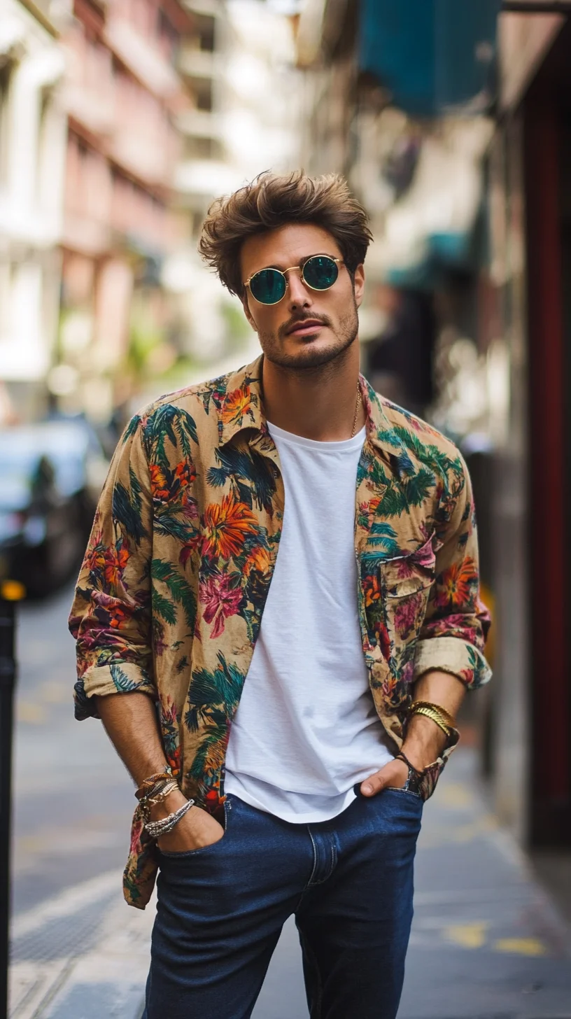 Effortlessly Cool: Embrace Summer Vibes with Floral Prints and Casual Chic