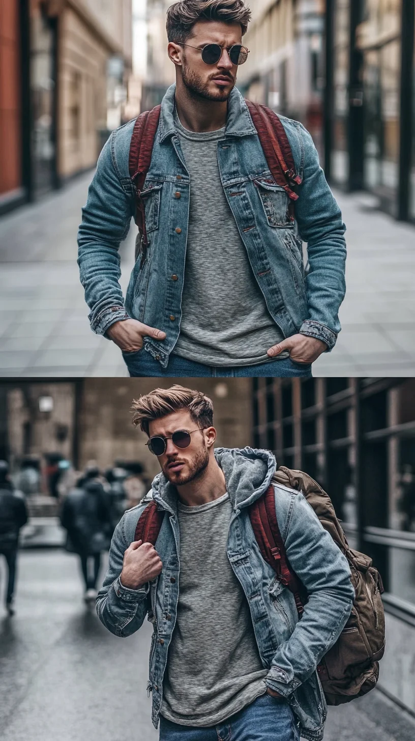 Effortlessly Cool: Master the Casual Layering with Denim and Hoodies