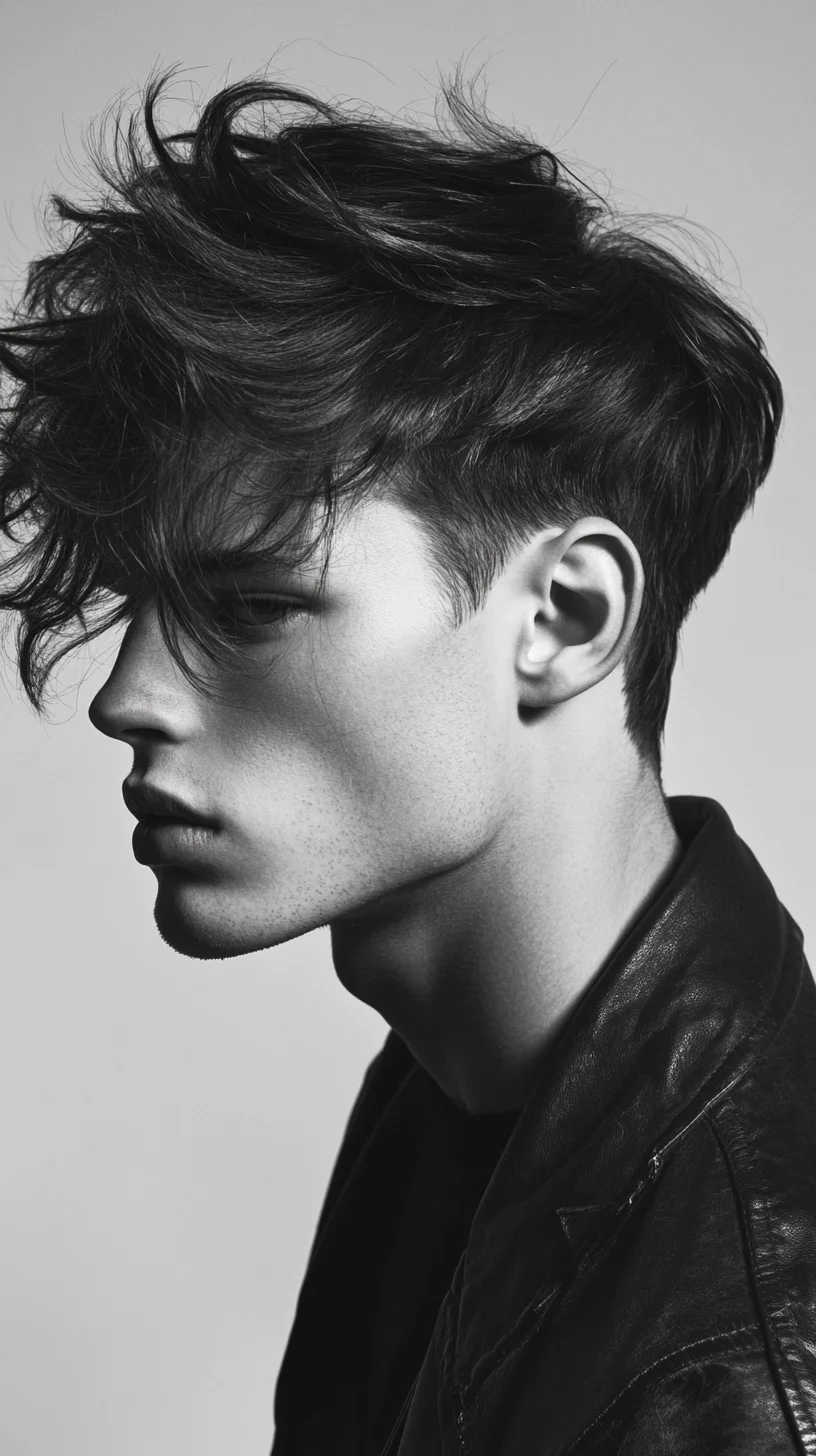 Effortlessly Cool: The Textured Modern Quiff for a Bold Statement