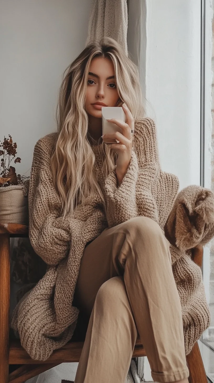 Effortlessly Cozy: Embrace the Luxe Comfort of Oversized Knitwear