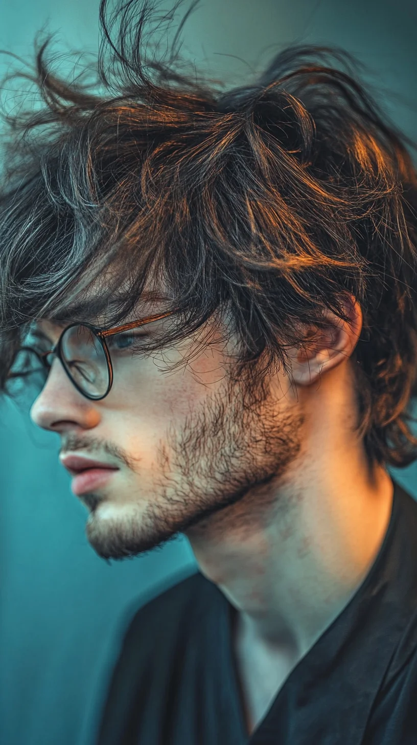 Effortlessly Edgy: Embrace the Tousled Texture Trend in Men's Hairstyles