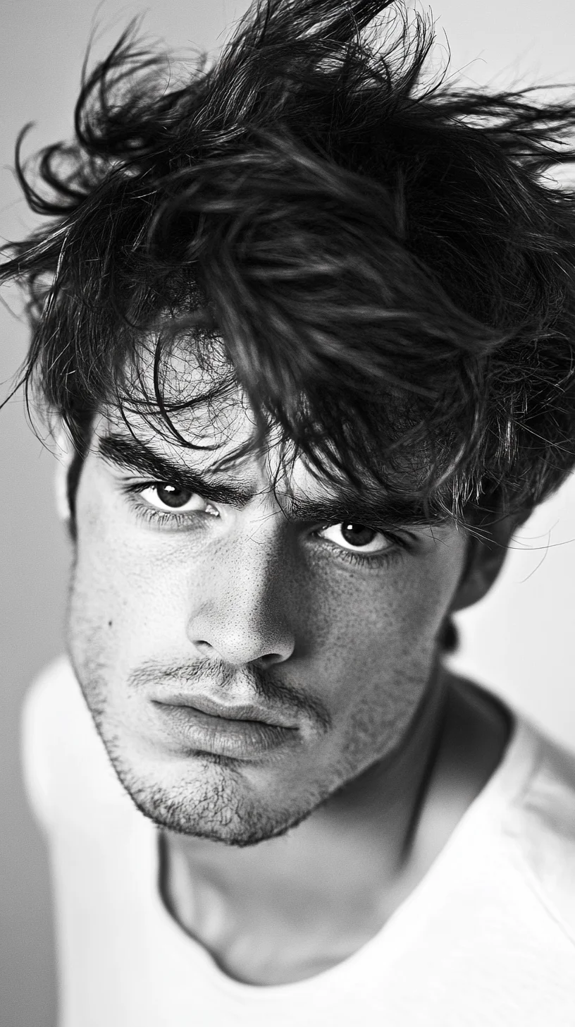 Effortlessly Edgy: Mastering the Art of Tousled Hair for a Rugged Look