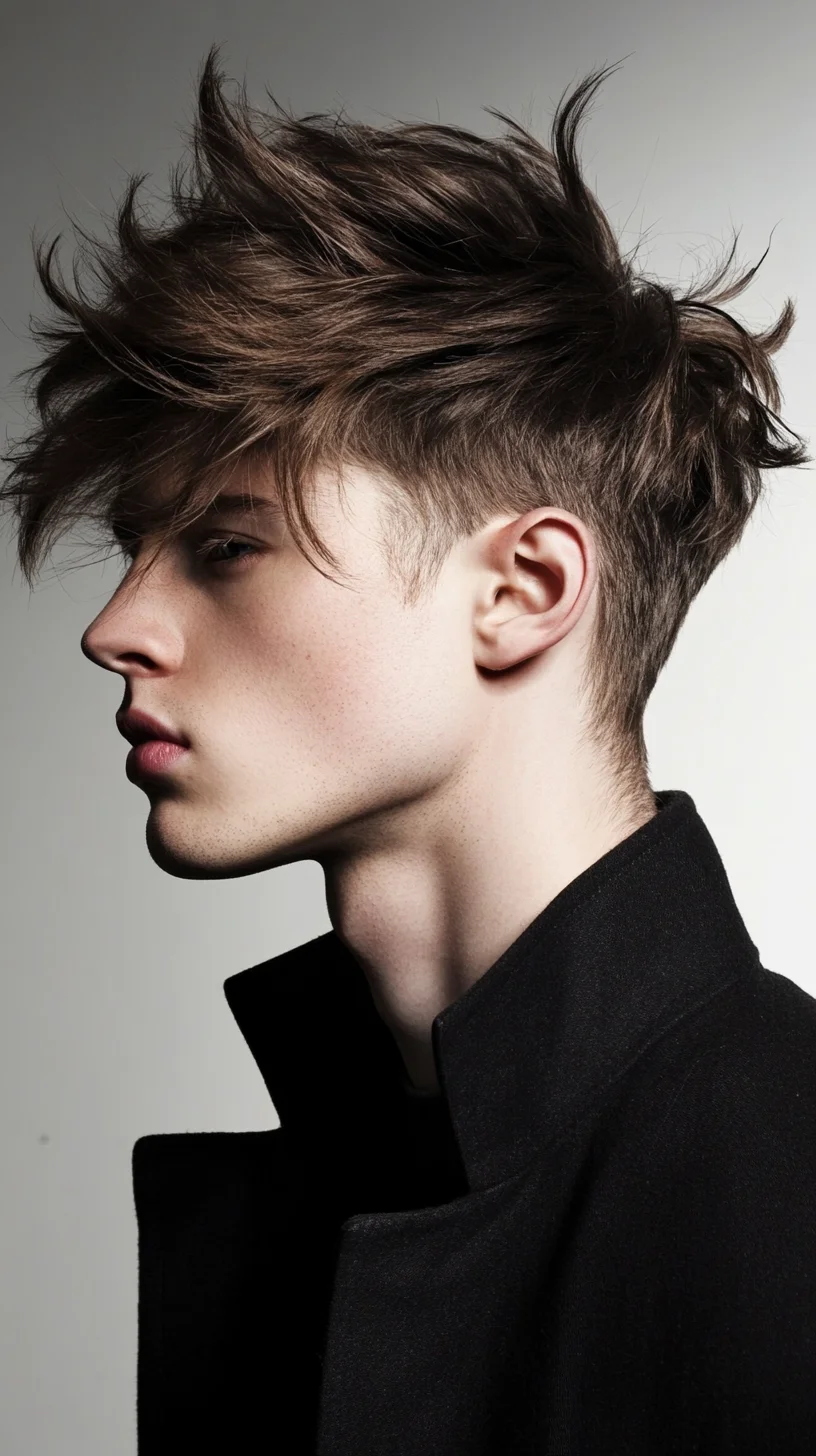 Effortlessly Edgy: Mastering the Modern Textured Hairstyle