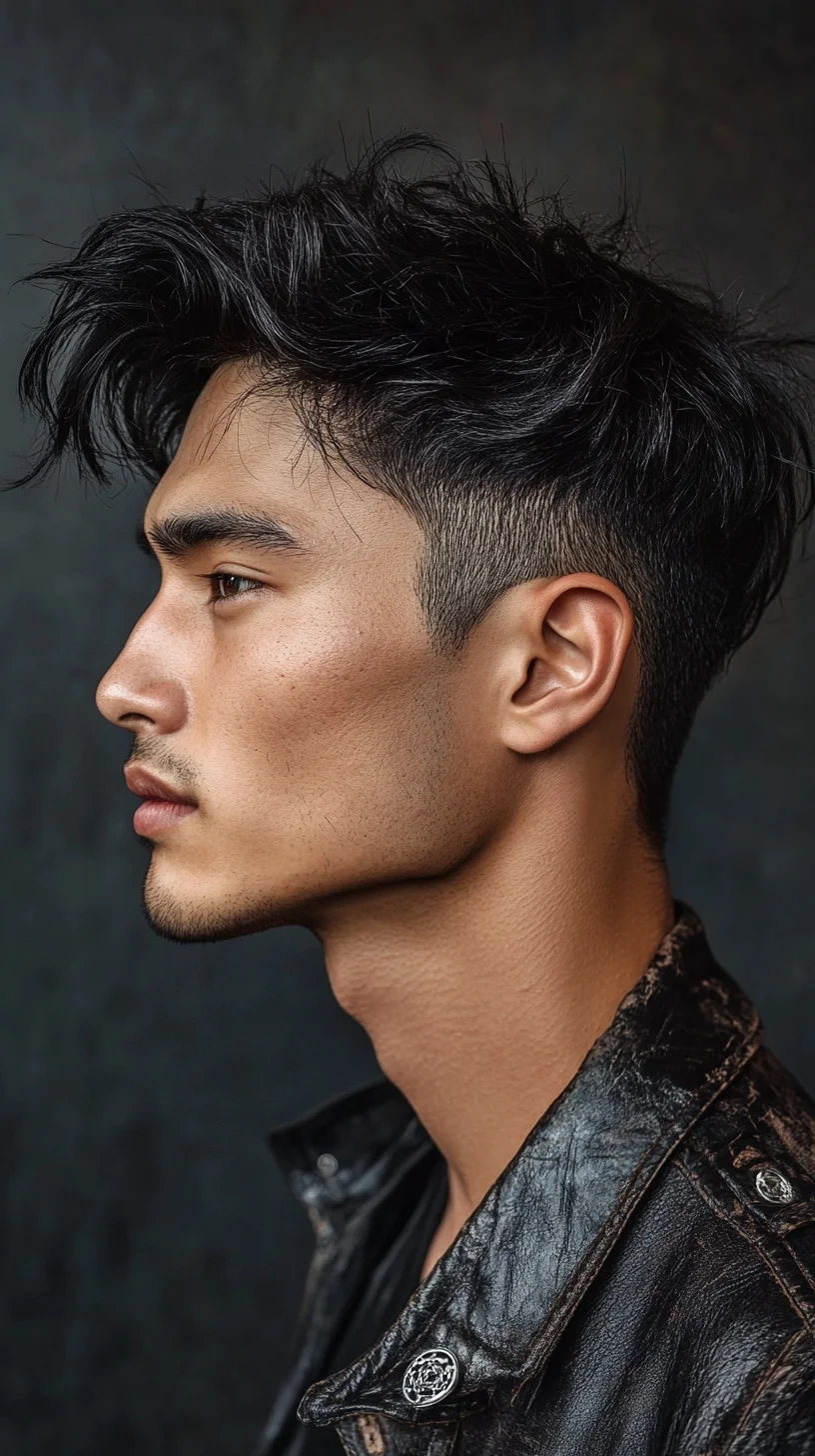 Effortlessly Edgy: The Modern Textured Crop for Bold Statements