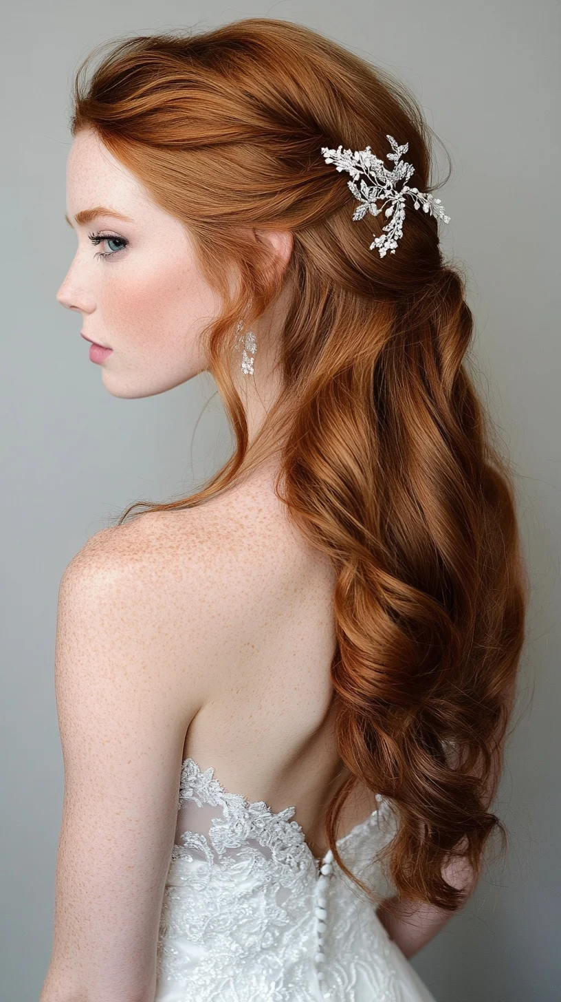 Effortlessly Elegant: Romantic Loose Waves with a Touch of Glamour