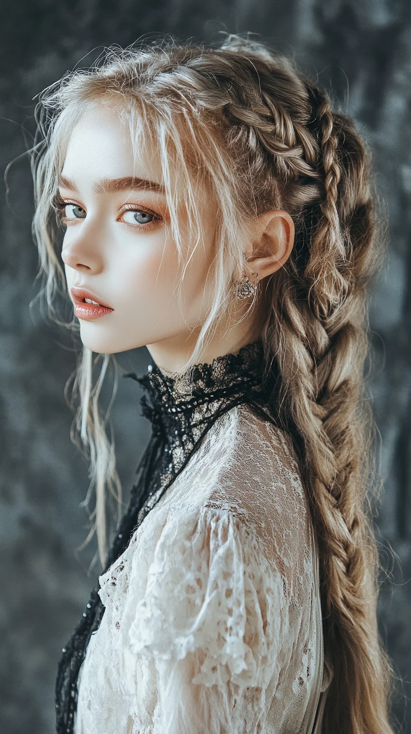 Effortlessly Elegant: The Boho Braided Beauty