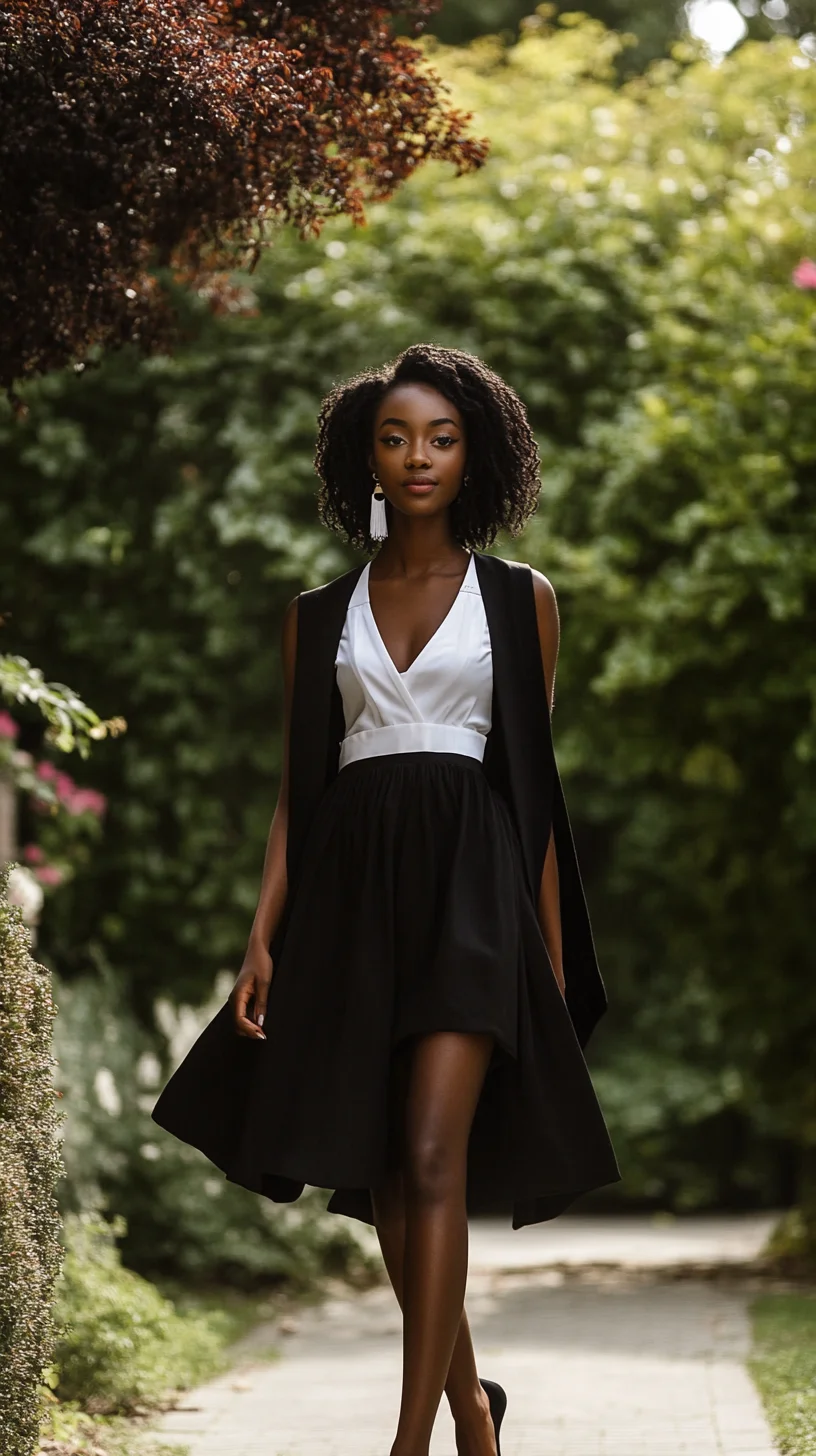 Effortlessly Elegant: The Chic Contrast of Black and White in Modern Fashion