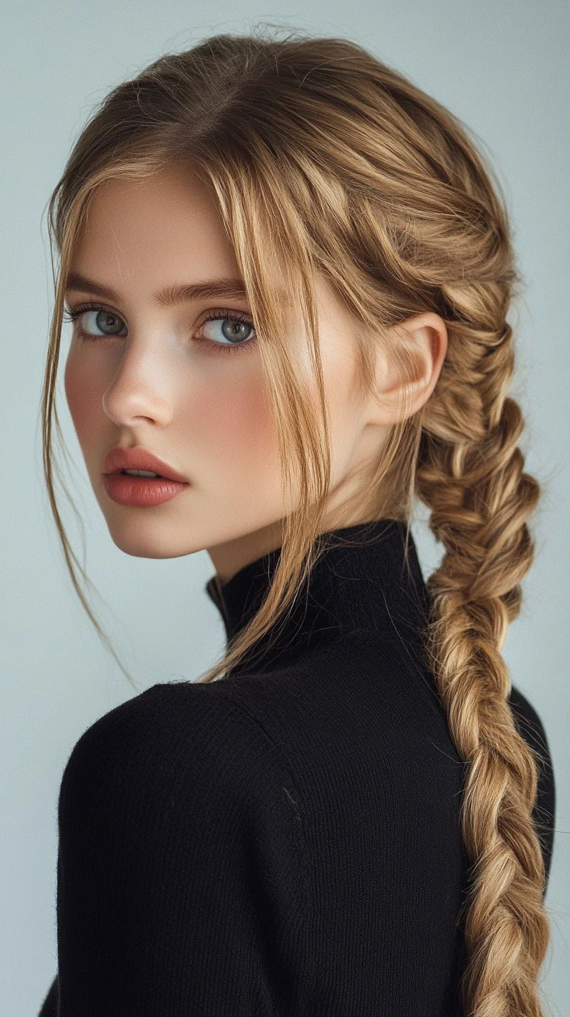 Effortlessly Elegant: The Chic, Loose Braid Perfect for Any Occasion